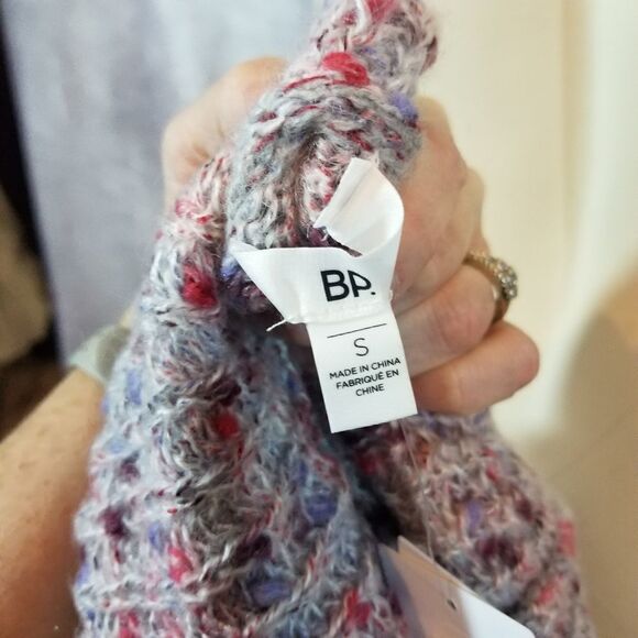 SWEATER SALE 3/$30  BP Multicolor Cowl Neck Sweater Size Small - Picture 5 of 7